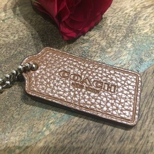 • COACH • Brown Leather Purse/Luggage Tag